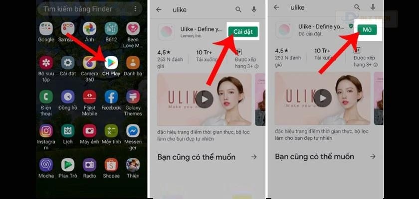 Cách tải Ulike về điện thoại iPhone và Android