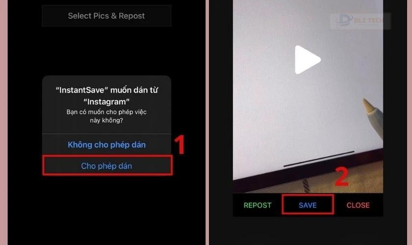 tải video trên instagram có nhạc trên iphone
