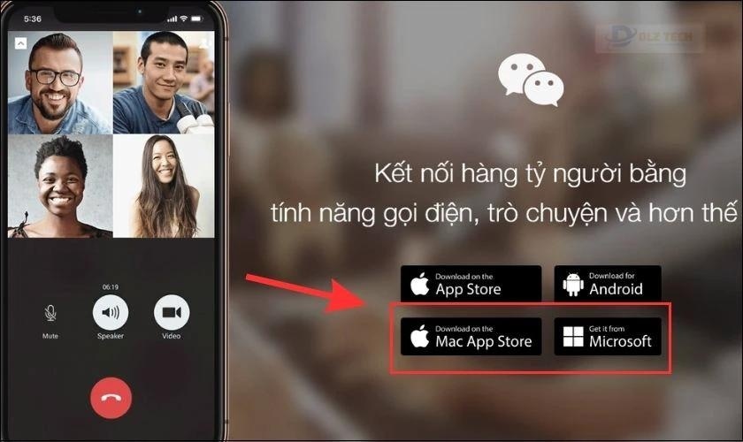 Tải Wechat từ trang web Wechat