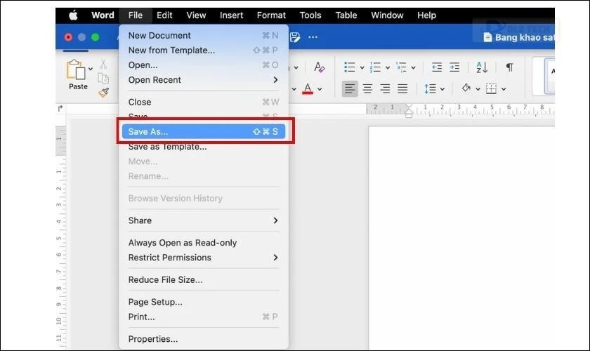 Hướng dẫn cách lưu file PDF trên máy tính bằng Word