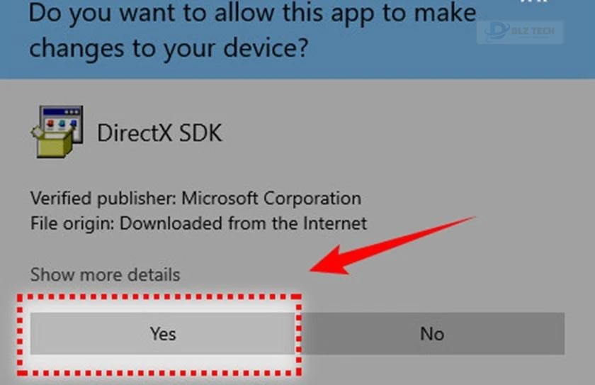 Tải DirectX phiên bản mới nhất.