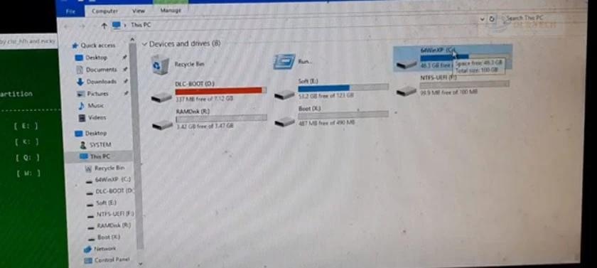 Sửa lỗi recovery win 10