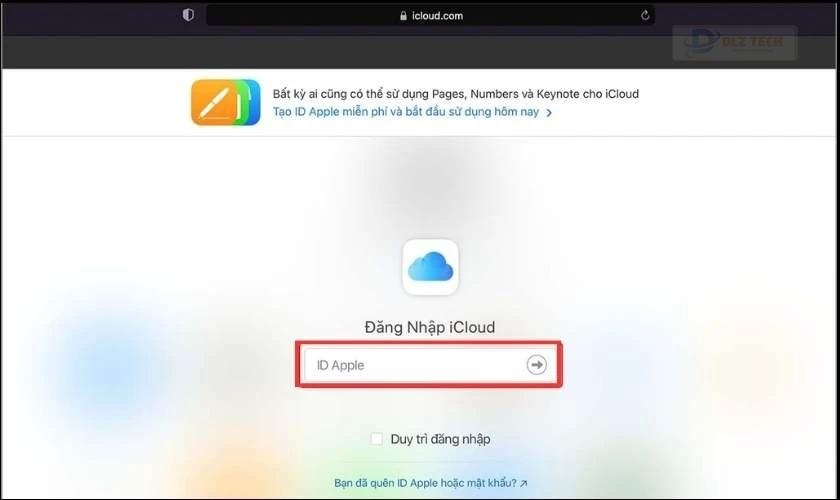 Sử dụng iCloud Drive để sửa lỗi file Word
