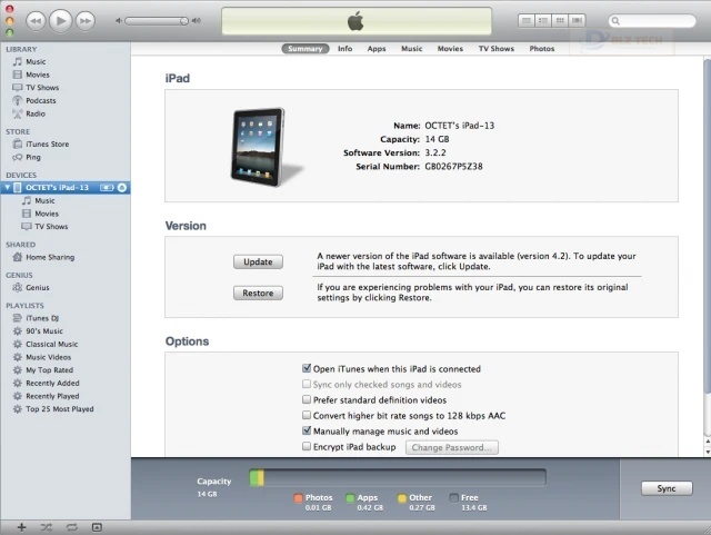 Sửa lỗi loạn cảm ứng trên máy tính bảng iPad