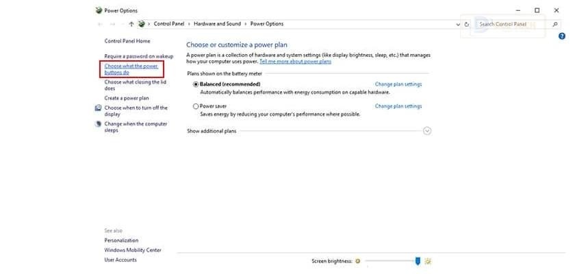 Tắt chế độ khởi động nhanh cho windows sửa lỗi màn hình đen win 10