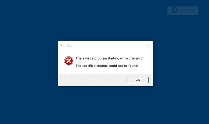 winscomrssrv.dll là lỗi gì?