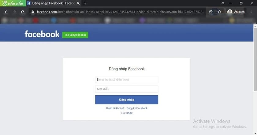 Cách đăng nhập Instagram bằng tài khoản Facebook