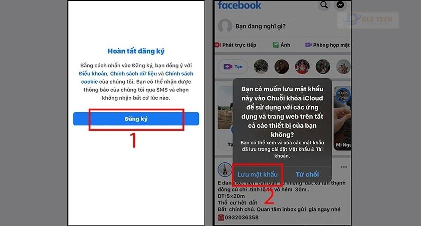 Cách lập tài khoản Facebook bằng điện thoại