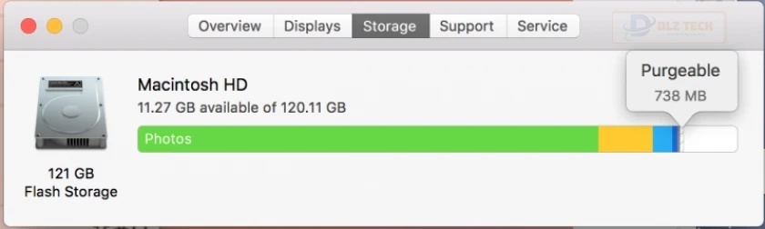 Nguyên nhân ổ cứng Macbook bị đầy