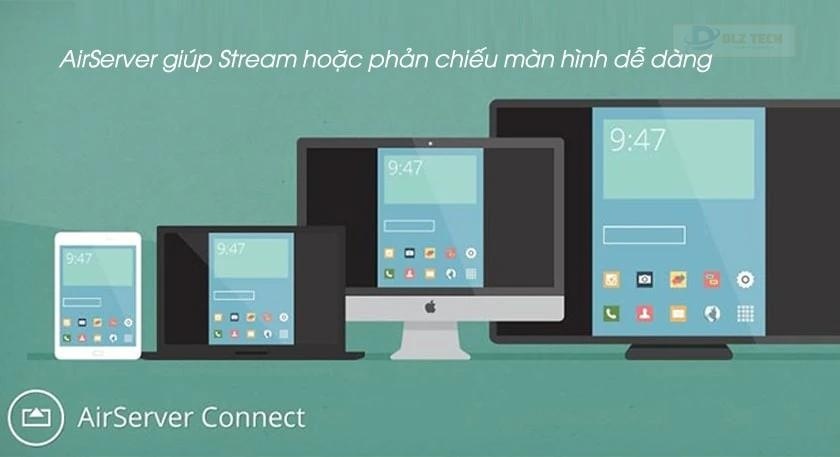 Cách chiếu màn hình iPhone lên thiết bị máy tính bằng AirServer