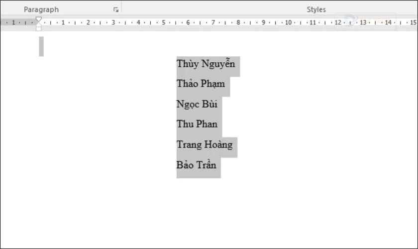 Cách sử dụng tính năng Replace trong Word để đảo vị trí từ