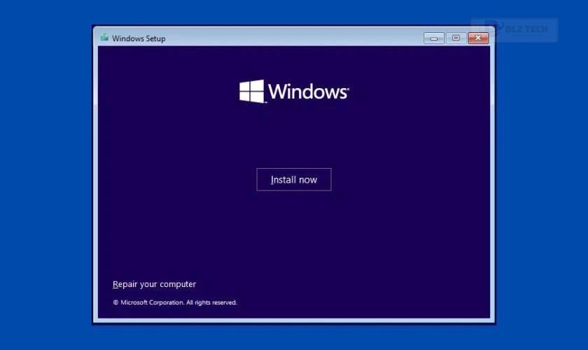 Reset Windows 11 bằng cách cài đặt lại win bản quyền