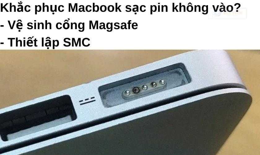 Vệ sinh cổng Magsafe