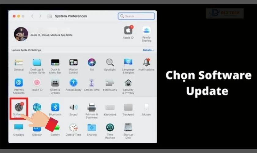 Cập nhật phần mềm Macbook