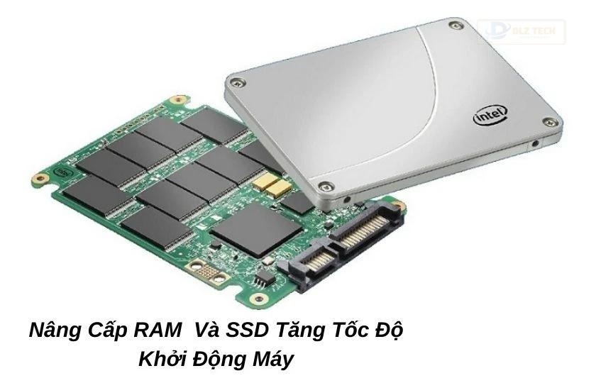 Nâng cấp RAM, ổ cứng SSD