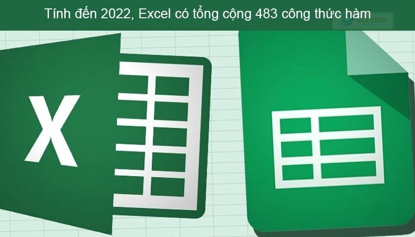 Excel có tất cả bao nhiêu hàm?