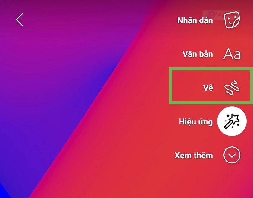 Biểu tượng khác trên Story