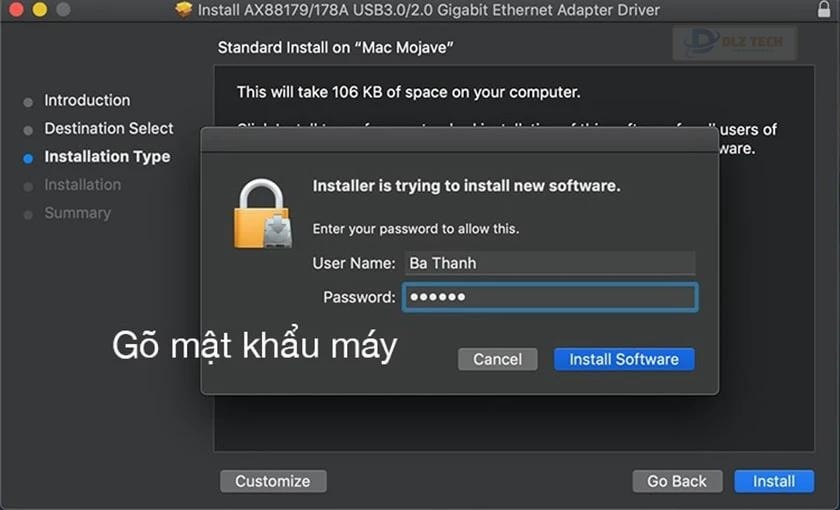 Lỗi Macbook không nhận mạng dây qua USB Ethernet Adapter