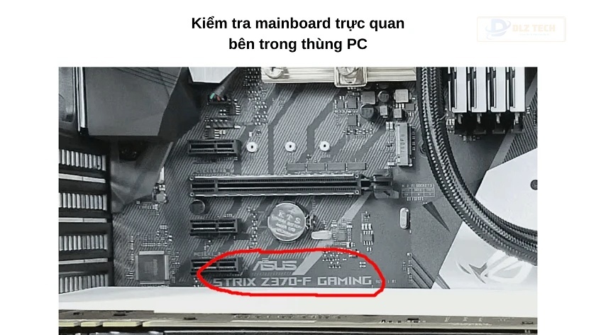 Kiểm tra trên Main xem có dấu hiệu main bị hỏng hay không?