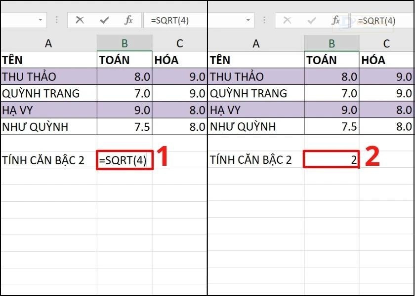 sửa lỗi #NUM trong Excel