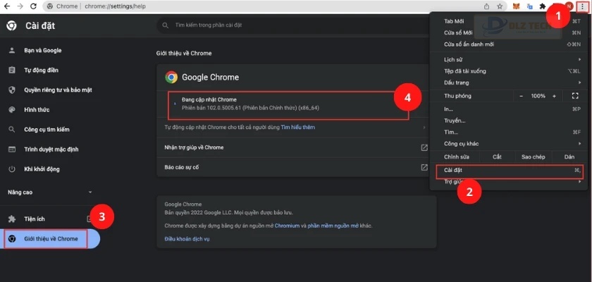 Cách sửa lỗi status_access_violation windows 10 trên trên Google Chrome