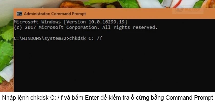 Kiểm tra ổ cứng có bị lỗi hay không