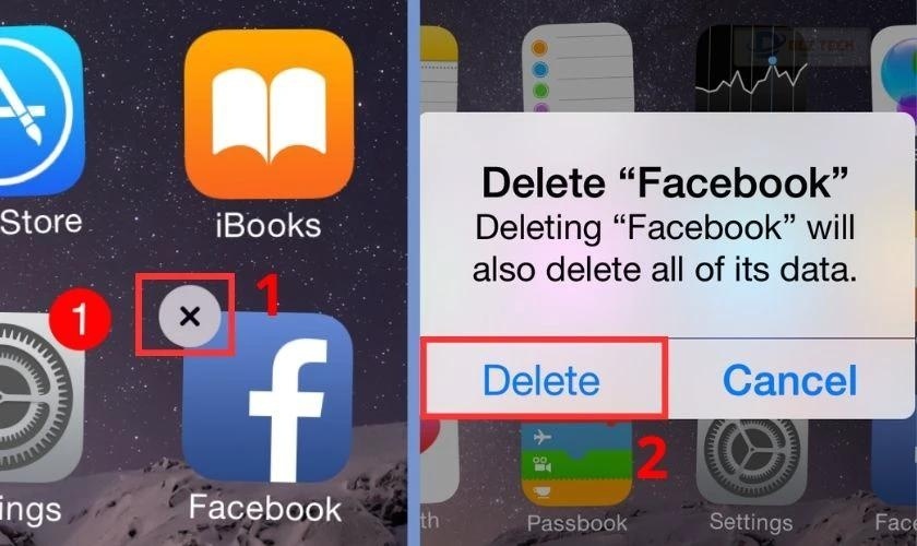 Gỡ, cài lại Facebook iPhone khi gặp lỗi tìm nạp dữ liệu