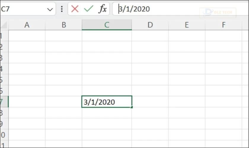 Khắc phục lỗi #### trong Excel do định dạng ngày có giá trị âm