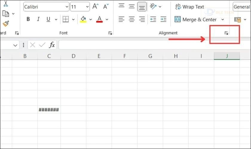 Điều chỉnh nội dung trong ô nhỏ lại để khắc phục lỗi #### trong Excel do dữ liệu quá dài
