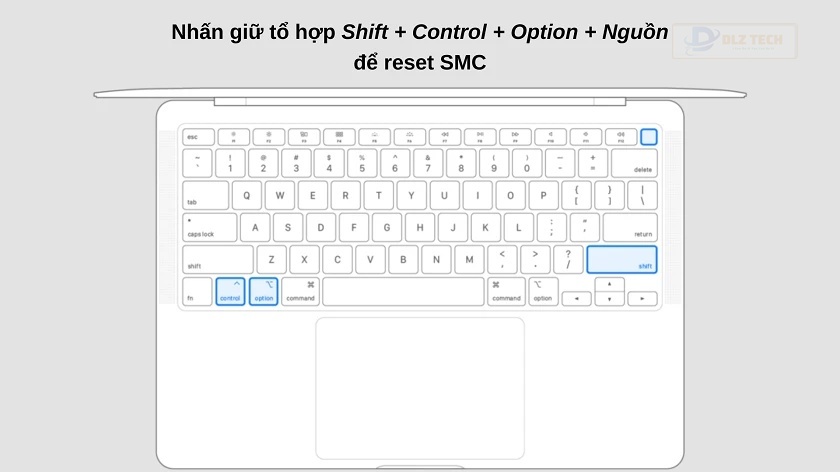 Reset SMC trên MacBook