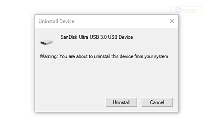 Gỡ cài đặt USB