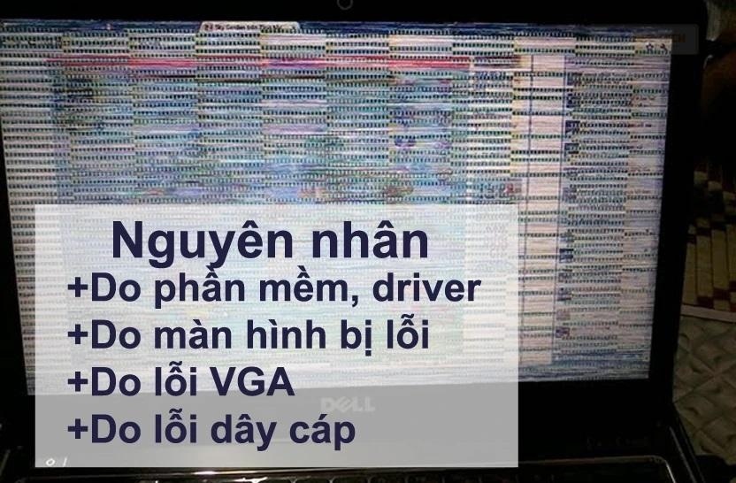 Nguyên nhân dẫn đến lỗi sọc màn hình laptop