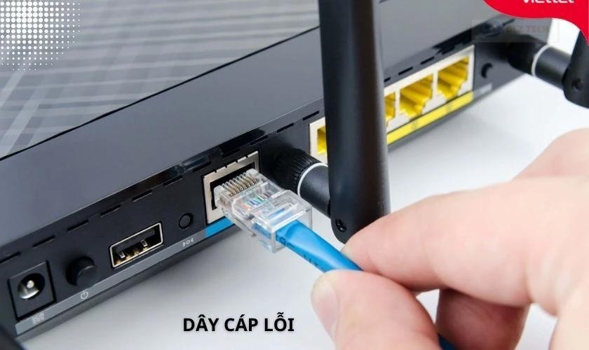 Màn hình sọc do dây cáp lỗi