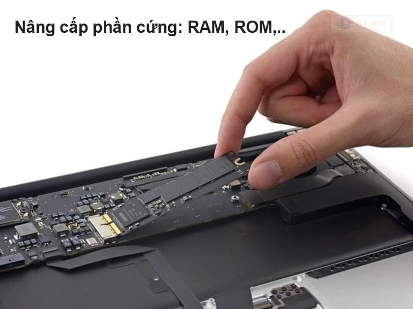 Nâng cấp lên phần cứng