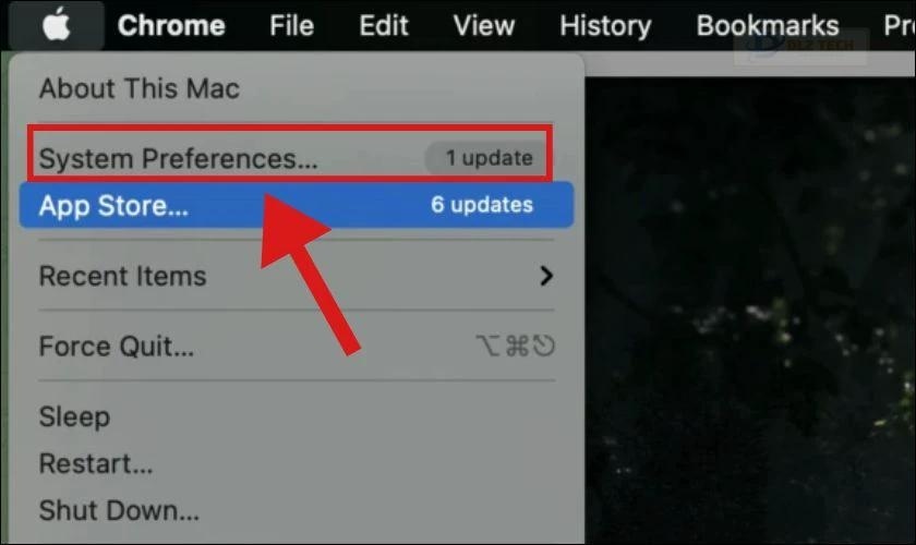 Cập nhật phần mềm macOS mới nhất cho máy MacBook