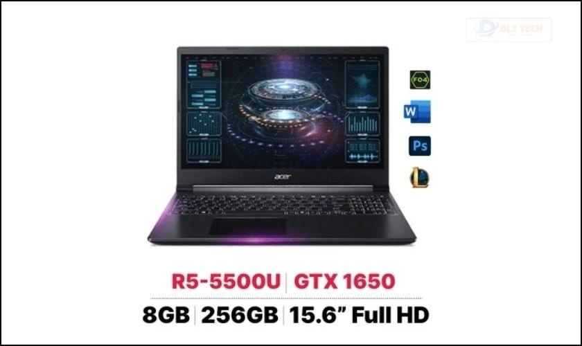 Laptop Acer Aspire 7 Gaming A715 cho sinh viên quản trị kinh doanh