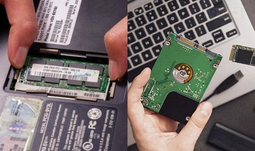 Tháo những phần cứng mới được lắp thêm trên máy tính, laptop