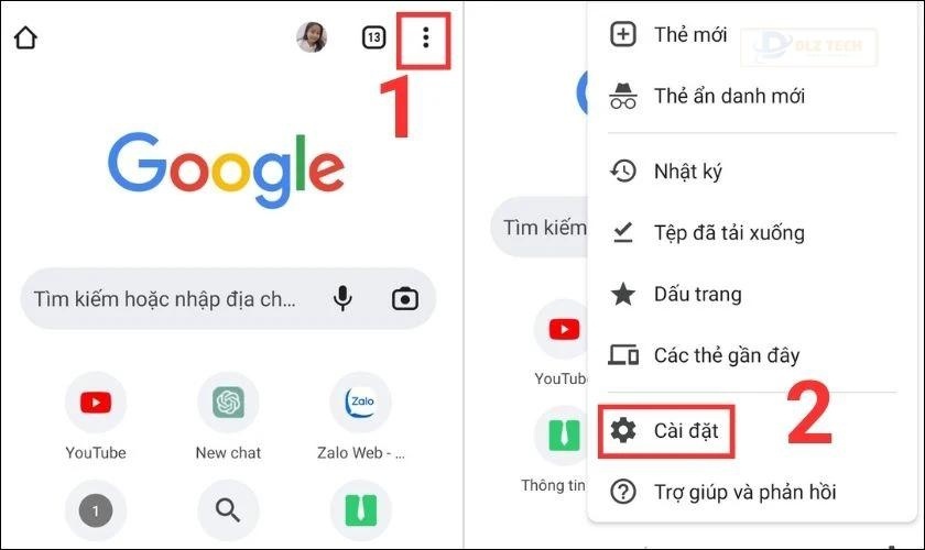 lấy lại password zalo qua gmail trên điện thoại