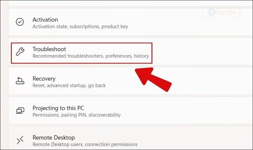 Mở tổ hợp phím Windows + I để vào Troubleshoot