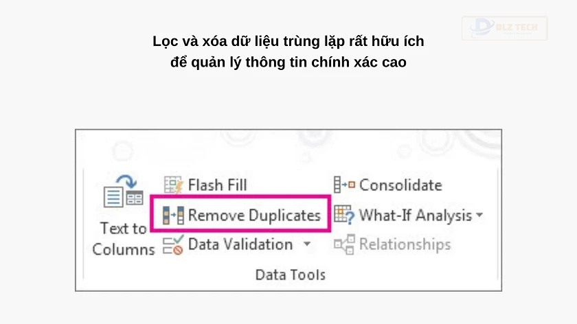 Cách excel remove duplicates, loại bỏ trùng lặp trong excel