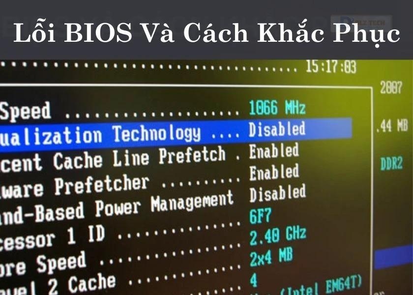 Lỗi BIOS trên máy tính là gì?