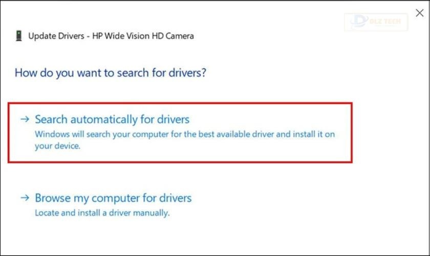 Sửa lỗi camera laptop, máy tính bằng cách cập nhật Driver camera