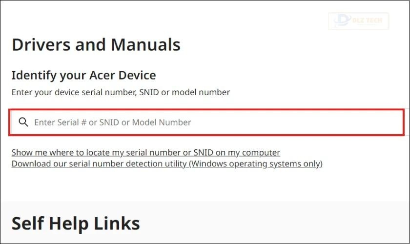 Nhập Serial máy và làm theo hướng dẫn