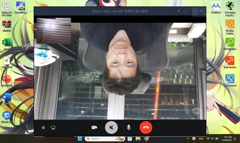 Lỗi camera laptop bị ngược