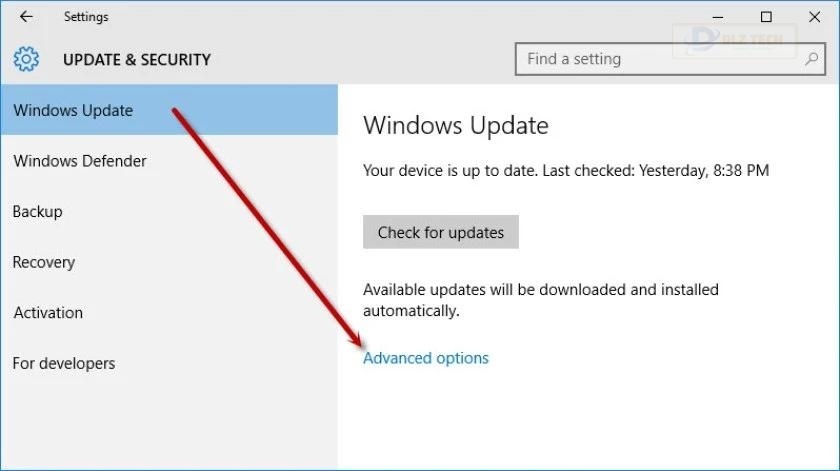 Tắt Windows Update