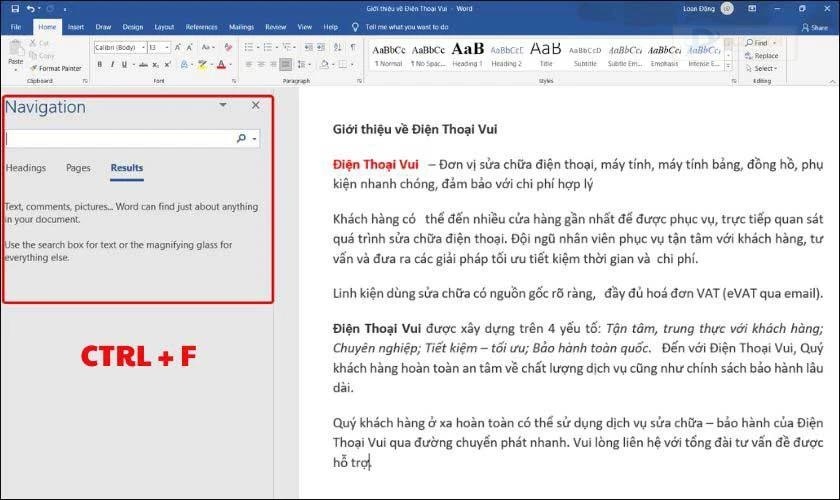 Cách khắc phục lỗi khoảng trắng trong Word