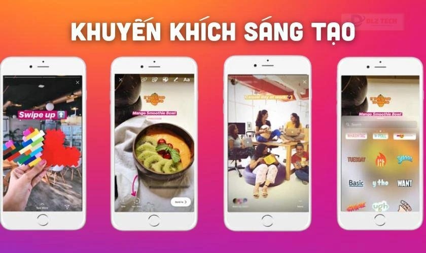 Khuyến khích sự sáng tạo và chia sẻ tự nhiên