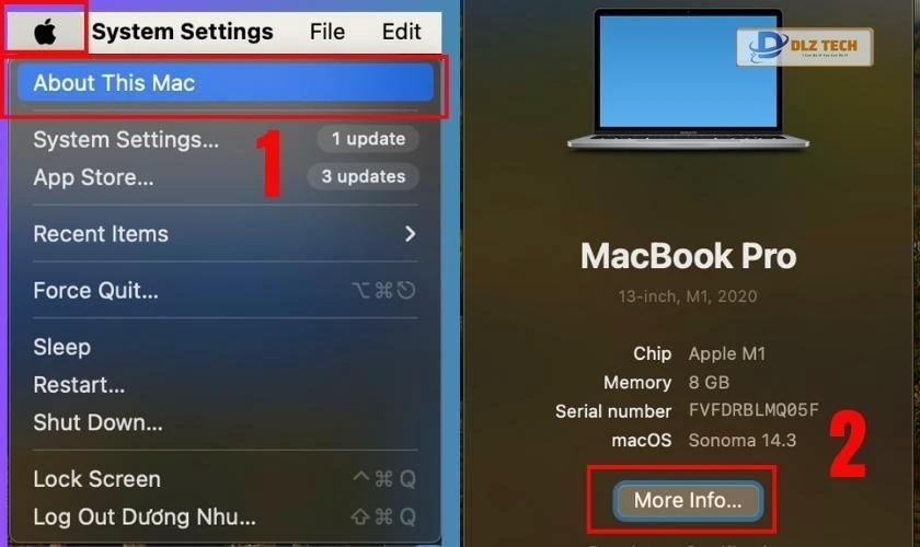 Cách kiểm tra dung lượng ổ cứng trên MacBook