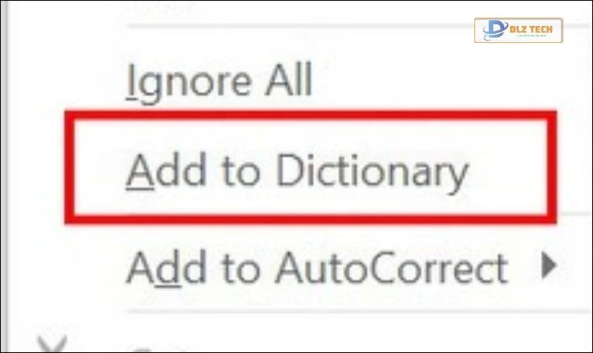 Hướng dẫn tắt chỉnh tả cho một từ trong Word