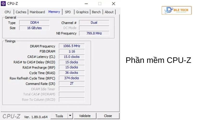 Test nguồn máy tính CPU-Z